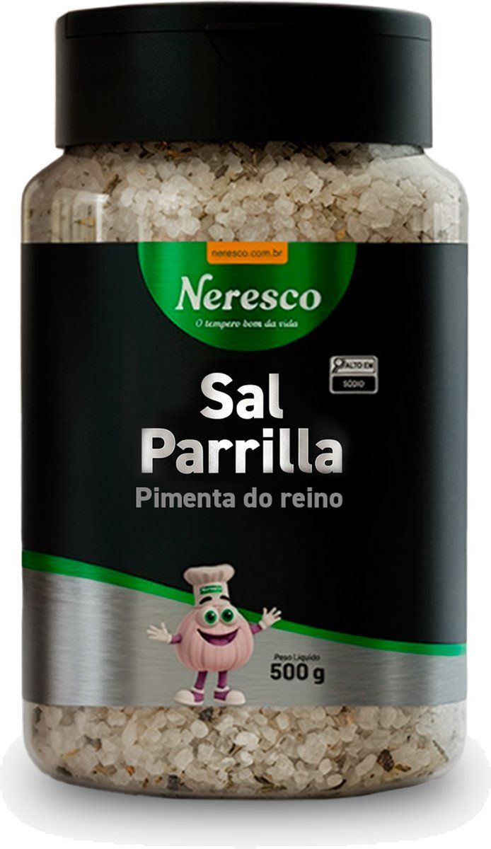SAL DE PARRILLA COM PIMENTA REINO 500G POTE
