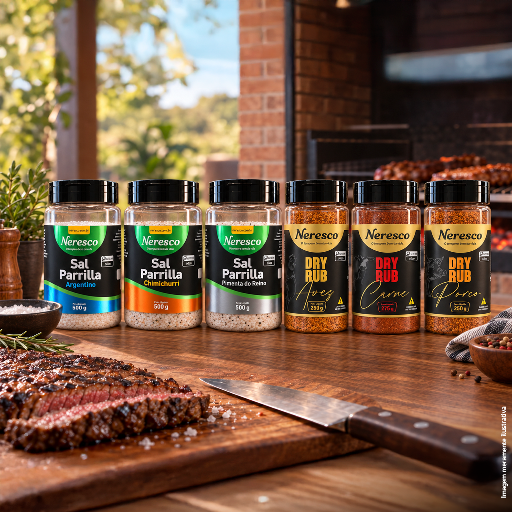 Kit Completo Neresco 6 Itens: Dry Rub Av ...