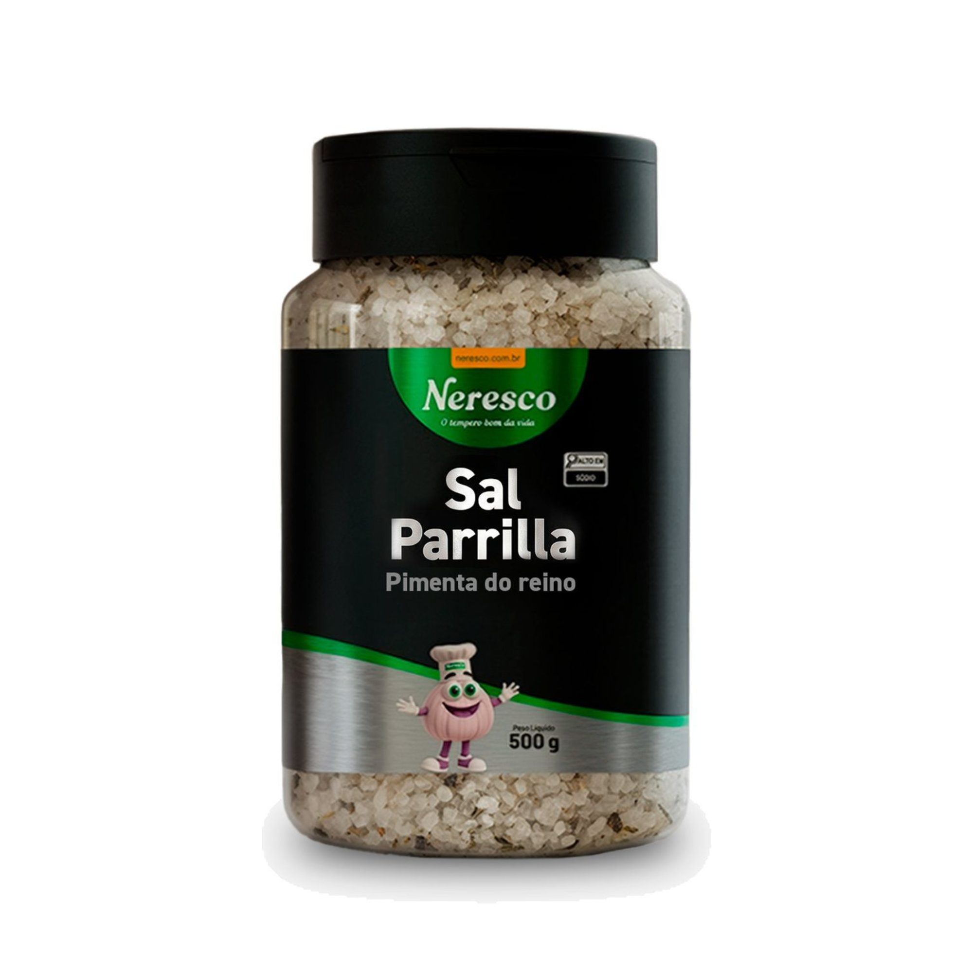 SAL DE PARRILLA COM PIMENTA REINO 500G POTE