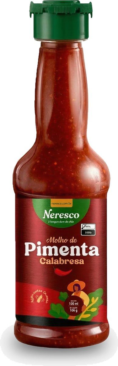 MOLHO PIMENTA CALABRESA 150ML FRASCO
